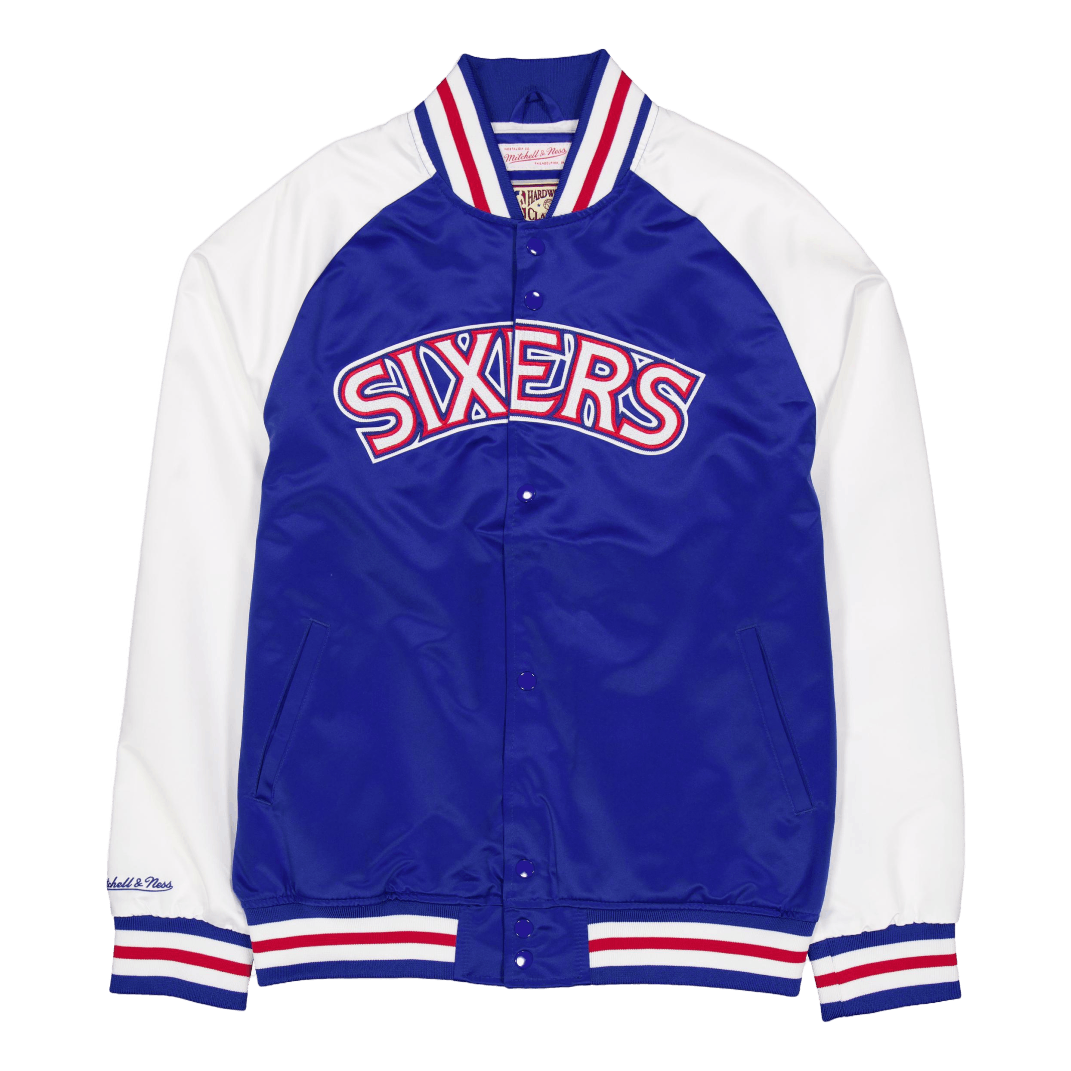 Mitchell & Ness 76ers Primetime Lightweight Satin Jacket