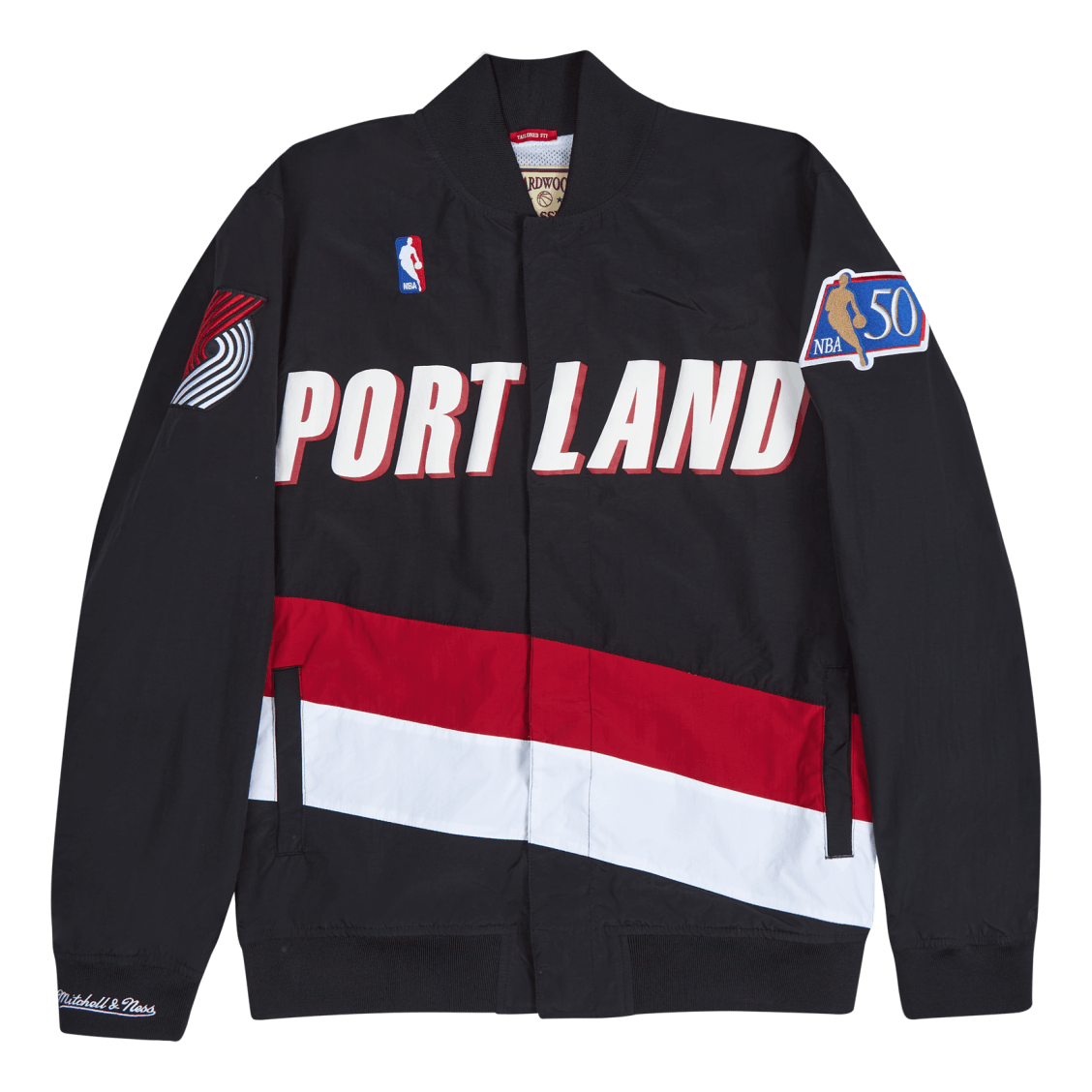 Trail blazers discount warm up jacket