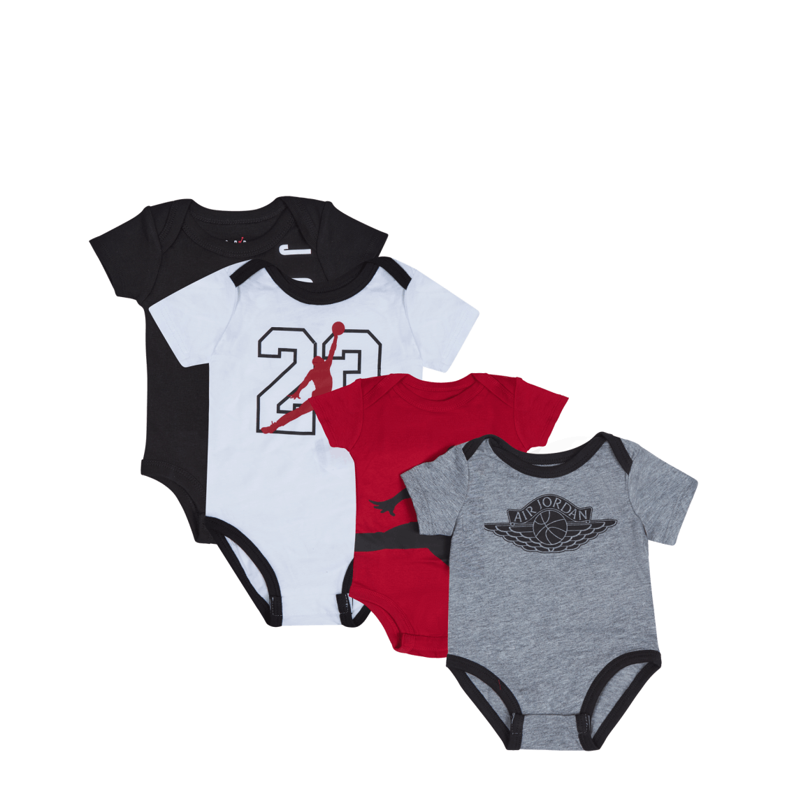 Jordan Baby Bodysuit Set (4 Pack) Jordan Solestory
