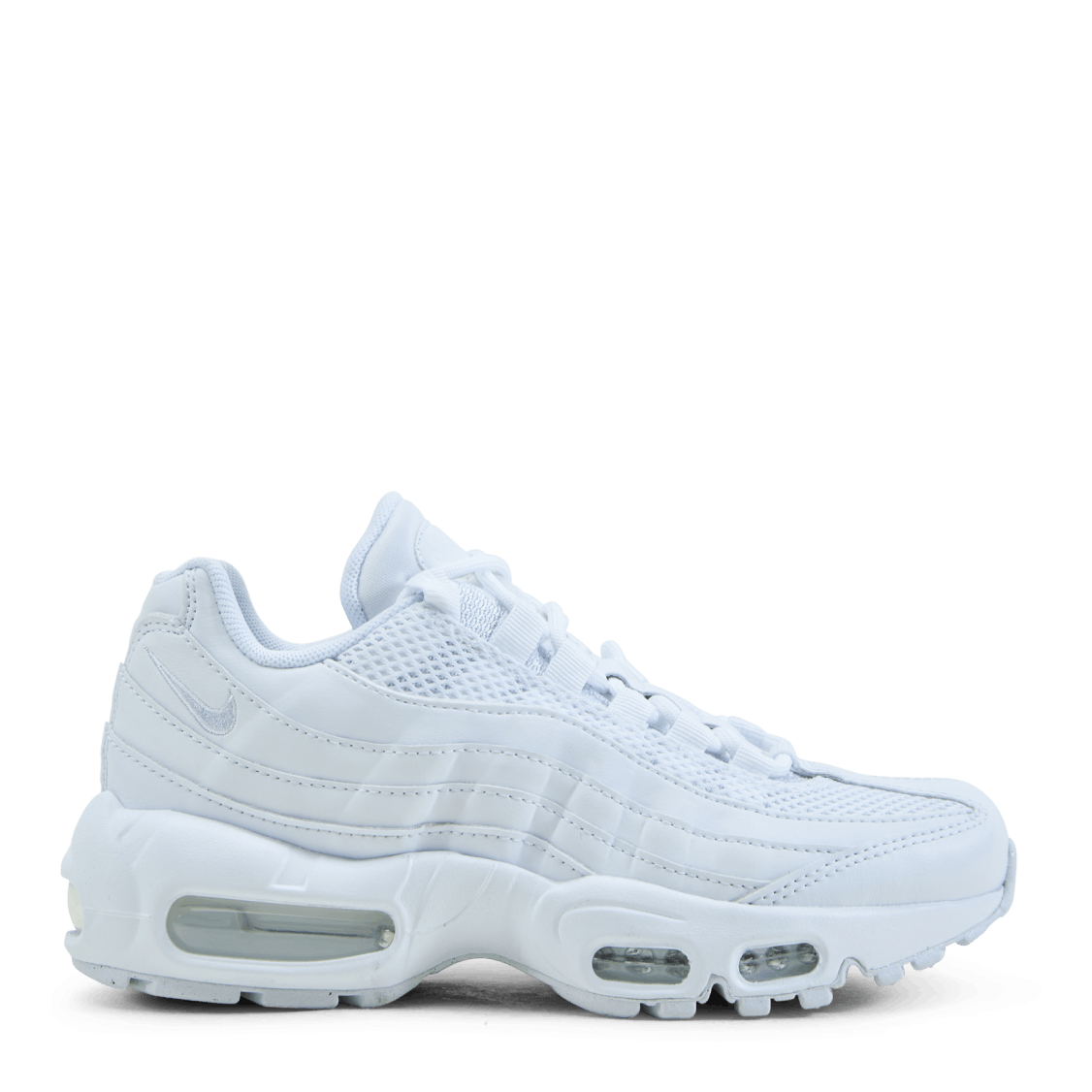 Air max 95 white and silver online