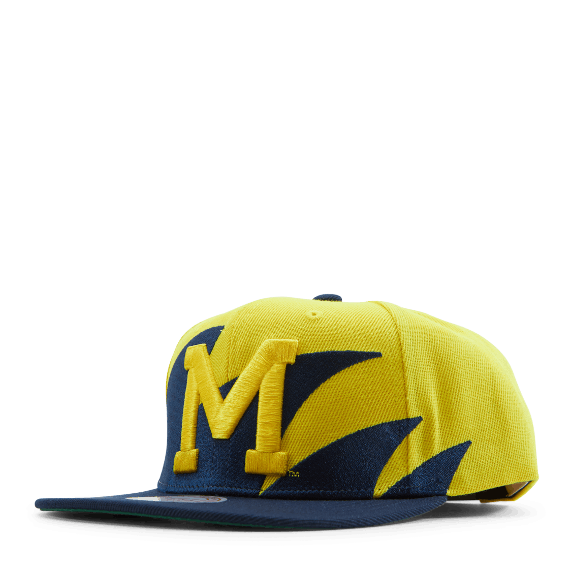 Mitchell & Ness Men's Ncaa Michigan Wolverines Sharktooth Snapback