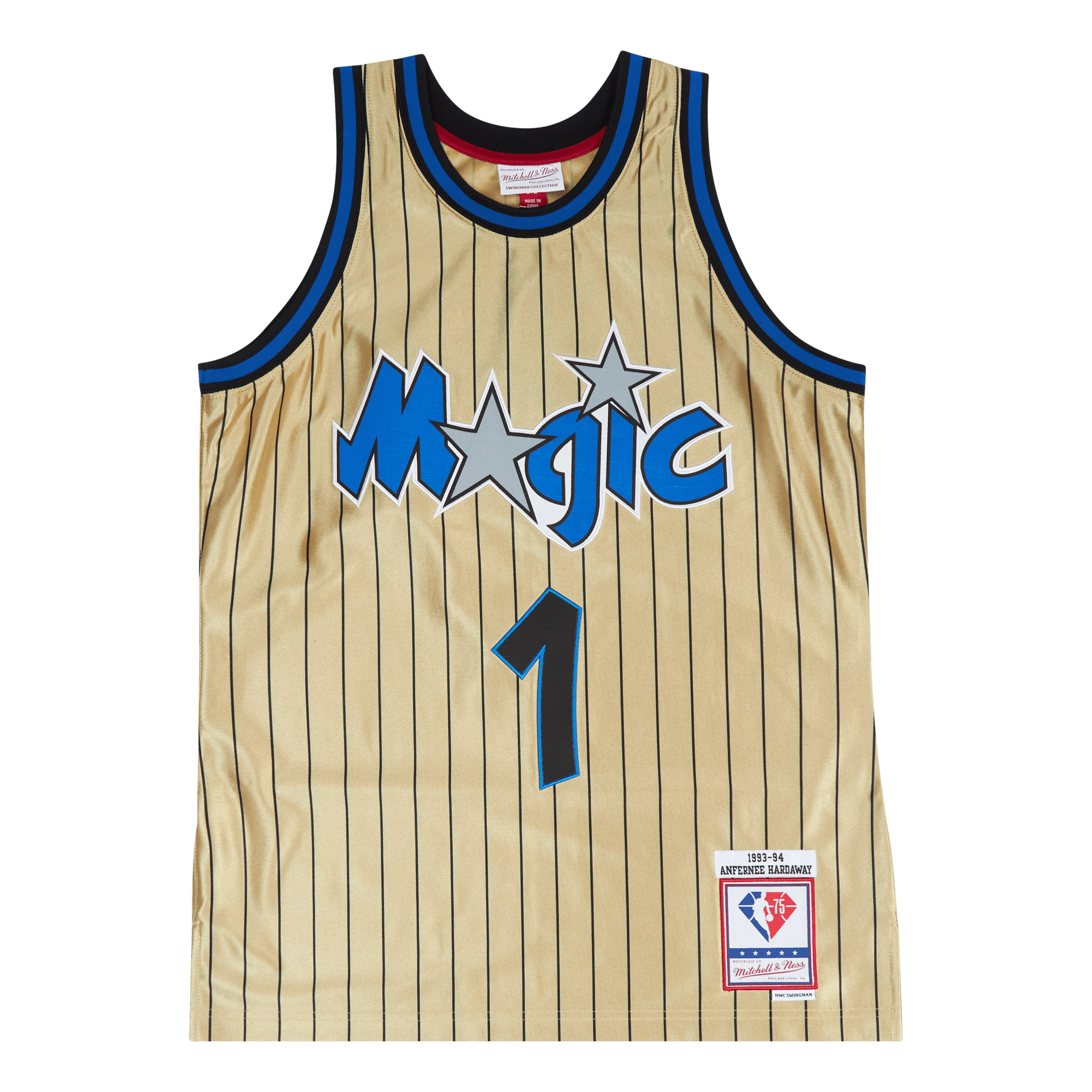 Mitchell & Ness NBA 75th Gold Swingman Magic Shorts XL