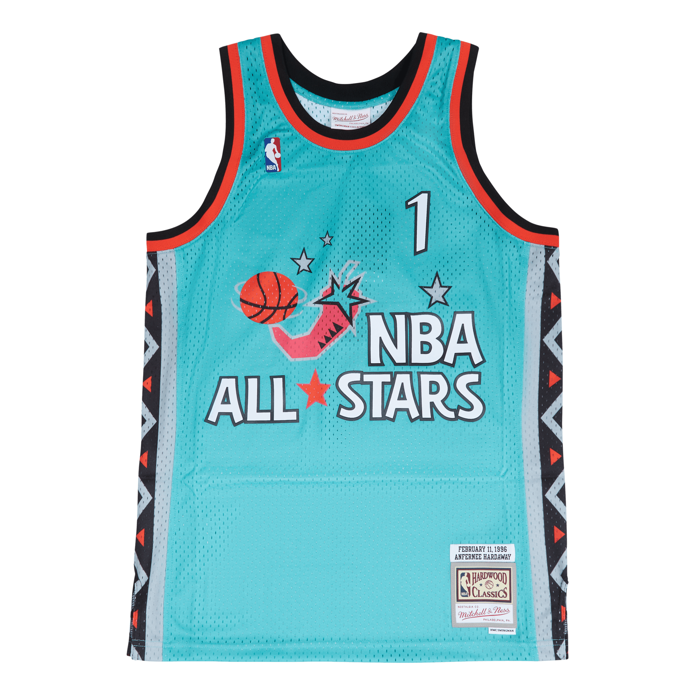 Mitchell and Ness All-Star East Penny Hardaway Swingman Jersey Teal