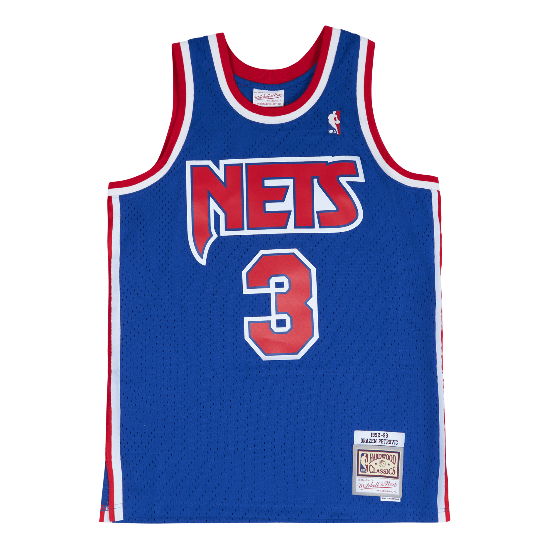 Nets Swingman Jersey New Jersey Nets 1992 Drazen Petrovic