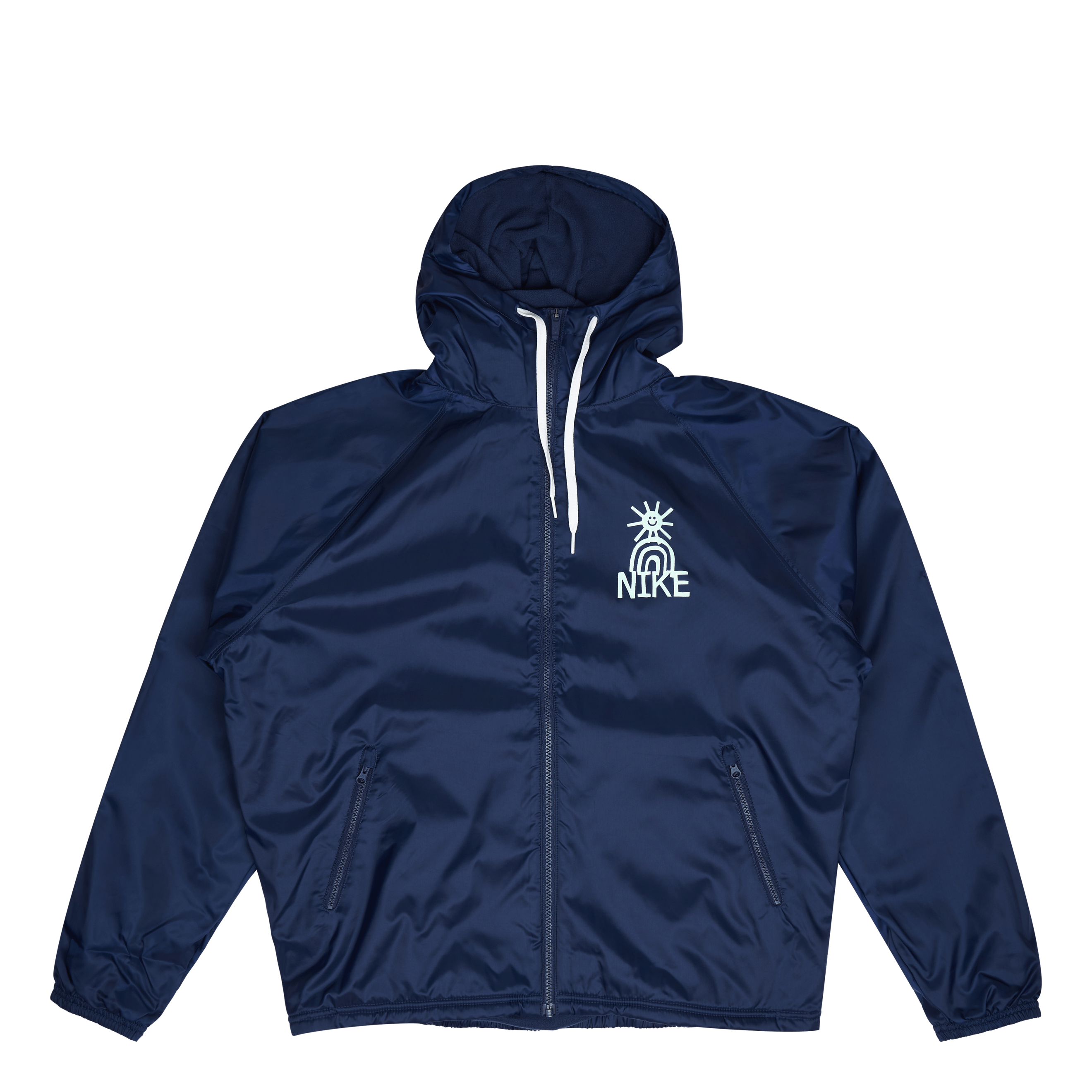 Navy top nike windbreaker