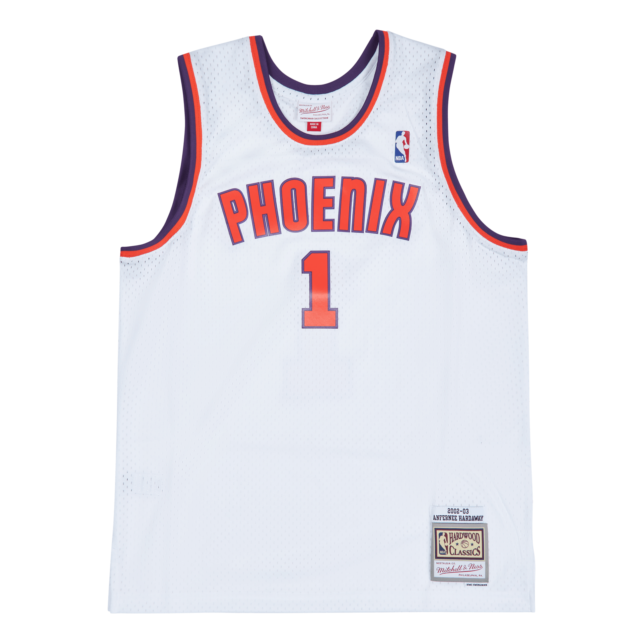 Mitchell & Ness Men's Penny Hardaway White Phoenix Suns 2002-03 Hardwood  Classics Swingman Jersey