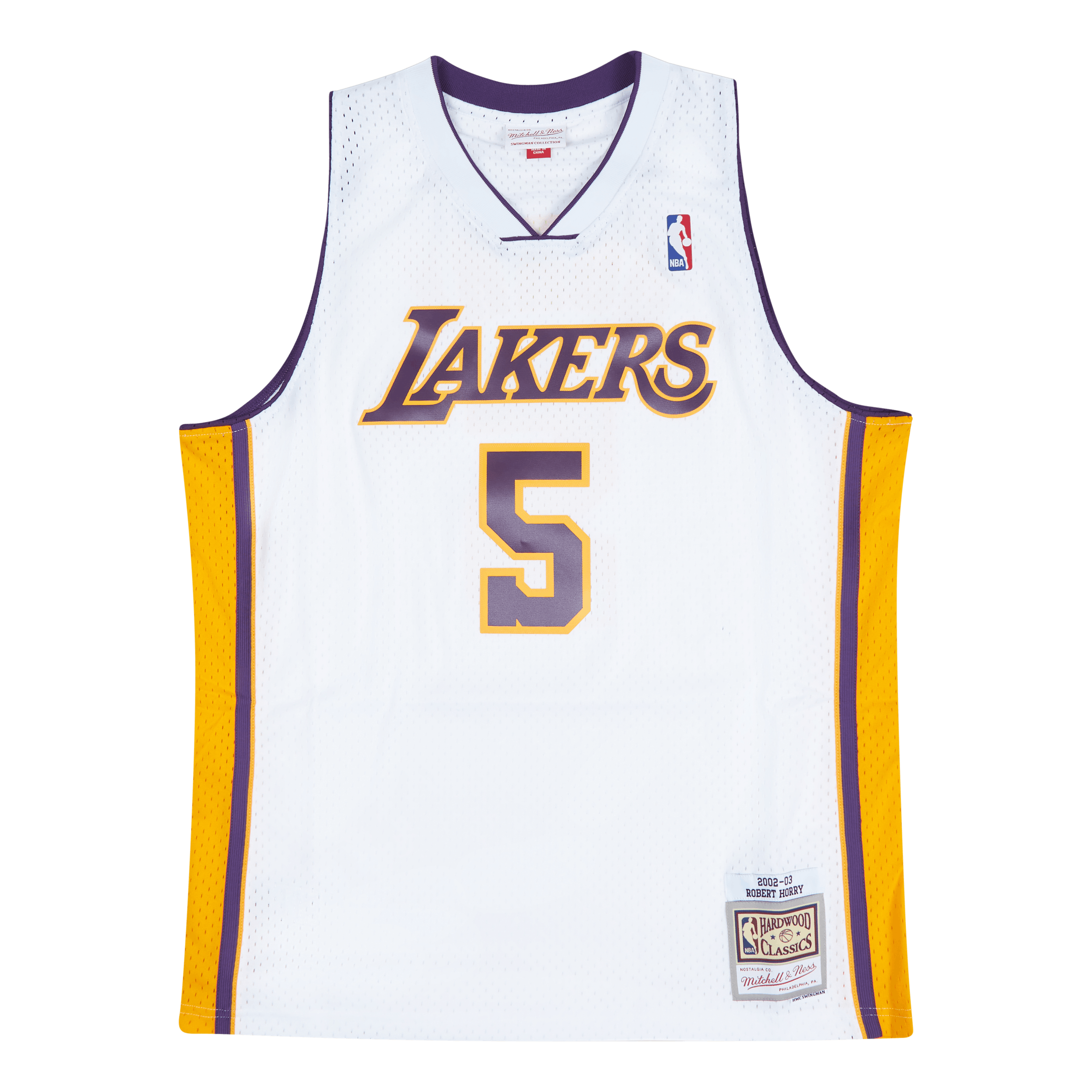 Mitchell & Ness Los Angeles Lakers - Robert Horry 2002 Swingman Jersey