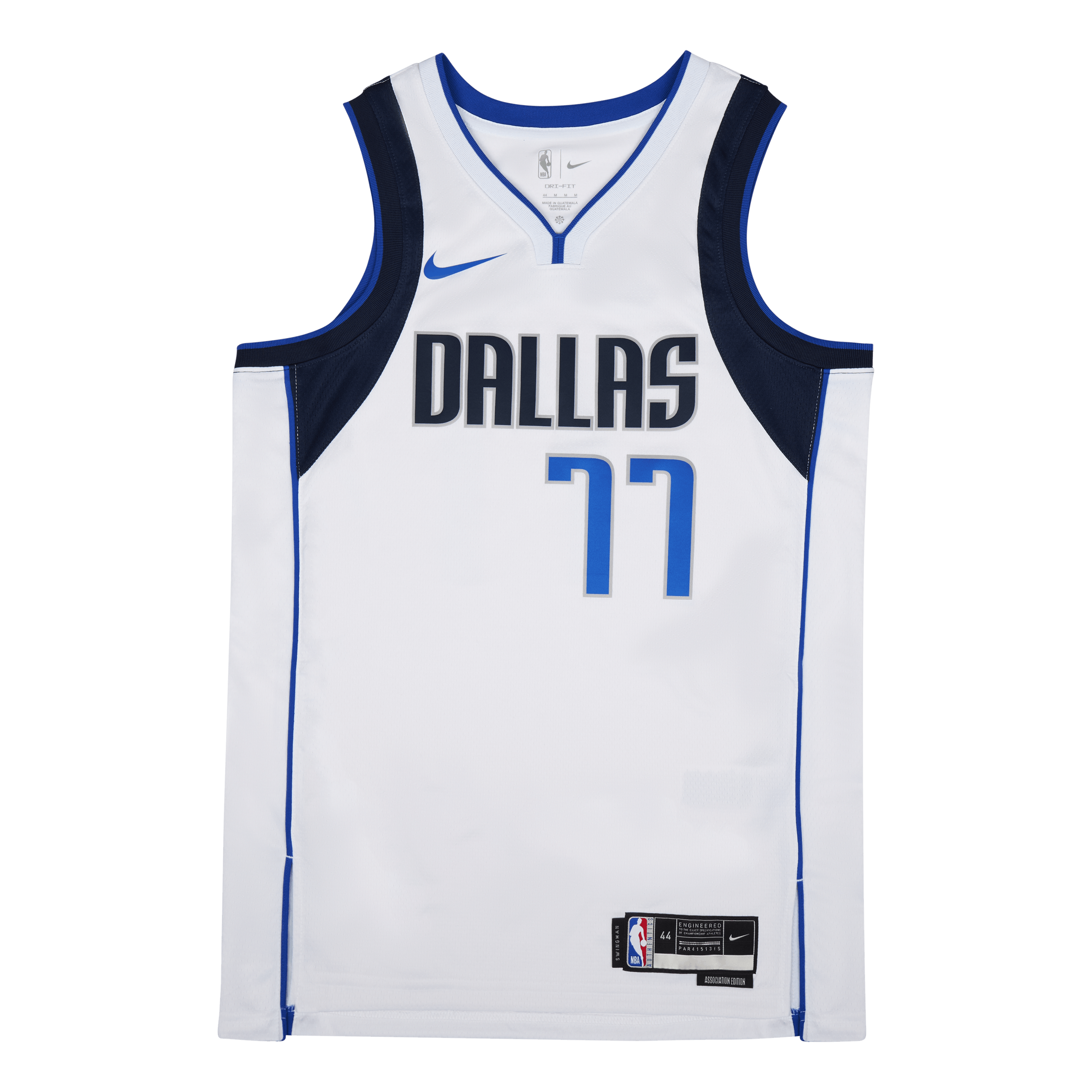 Jersey Nike Luka Doncic Dallas Mavericks Swingman Size 44 Blue