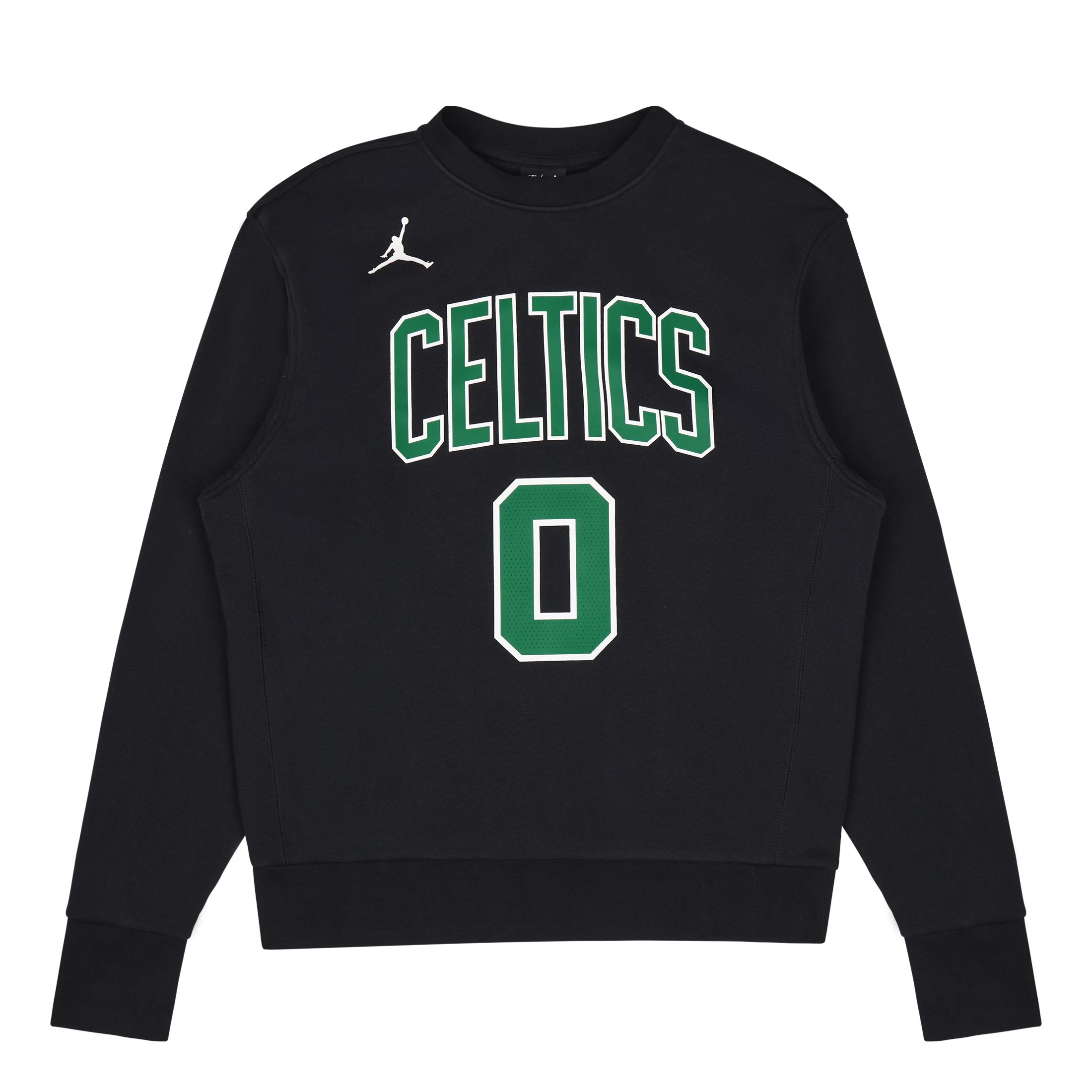 Men's Jordan Brand Jayson Tatum Black Boston Celtics Statement Name & Number Pullover Sweatshirt Size: Medium