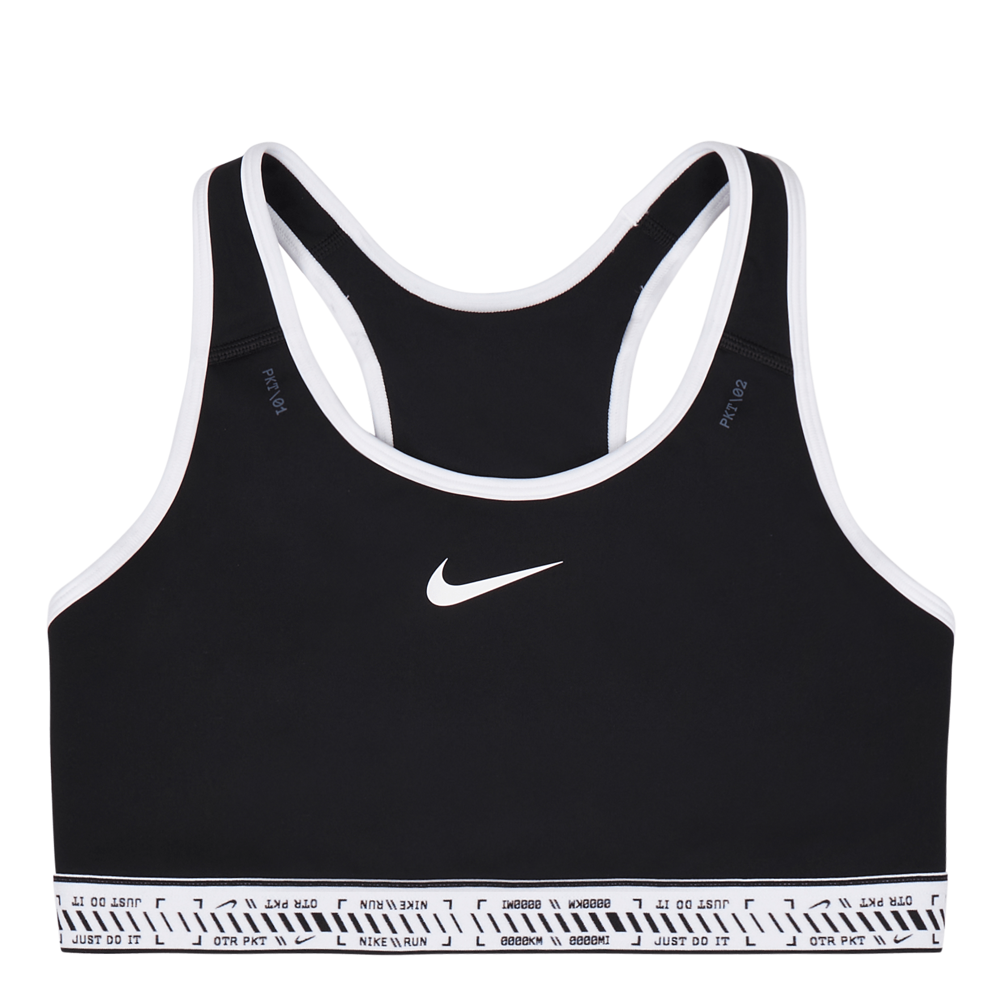 Womens sports bra Nike DF SWSH CB FUTURA GX BRA W black