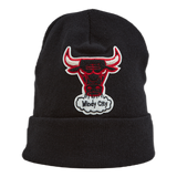 Bulls Chenille Logo Cuff Knit