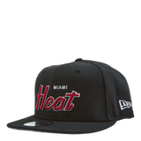 Wn21 Nba Script Up 9FIFTY Heat Black