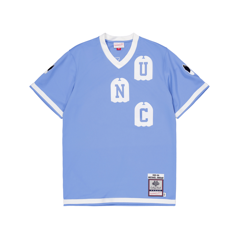 Mitchell Ness UNC Authentic Shooting Shirt Michael Jordan 1983 Solestory