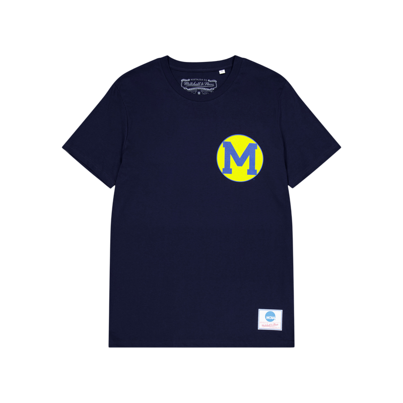 Wolverines Large Left Chest Logo Tee