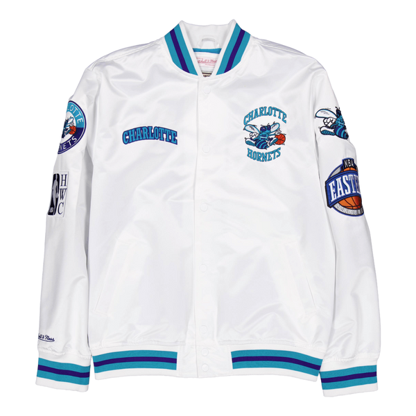 Hornets M&N City Collection Lightweight Satin Jacket