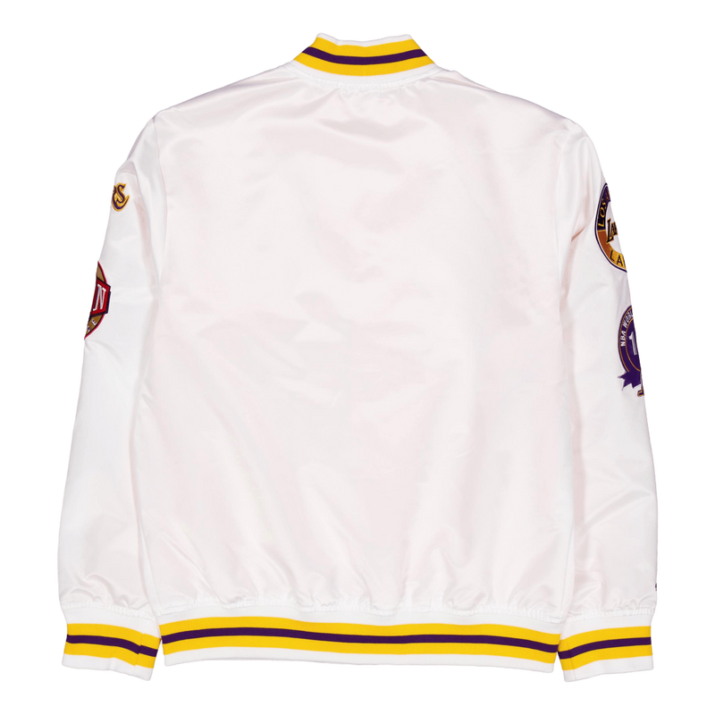 Mitchell & Ness M&N Lightweight Satin Veste - Los Angeles Lakers Gold Mitchell & Ness M&N Lightweight Satin Veste - Los Angeles Lakers Gold
