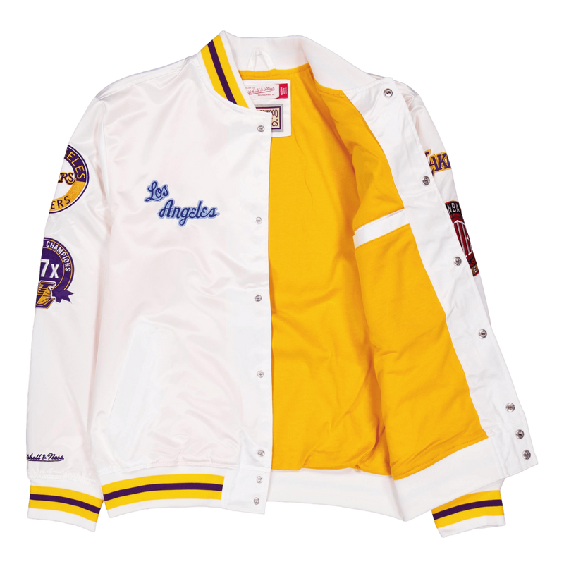 Mitchell Ness Lakers M&N City Collection Lightweight Satin