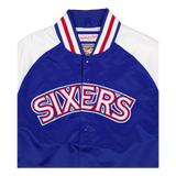 76ers Primetime Lightweight Satin Jacket