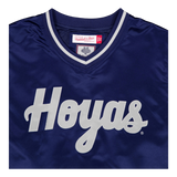 Hoyas Sideline Pullover Satin Jacket