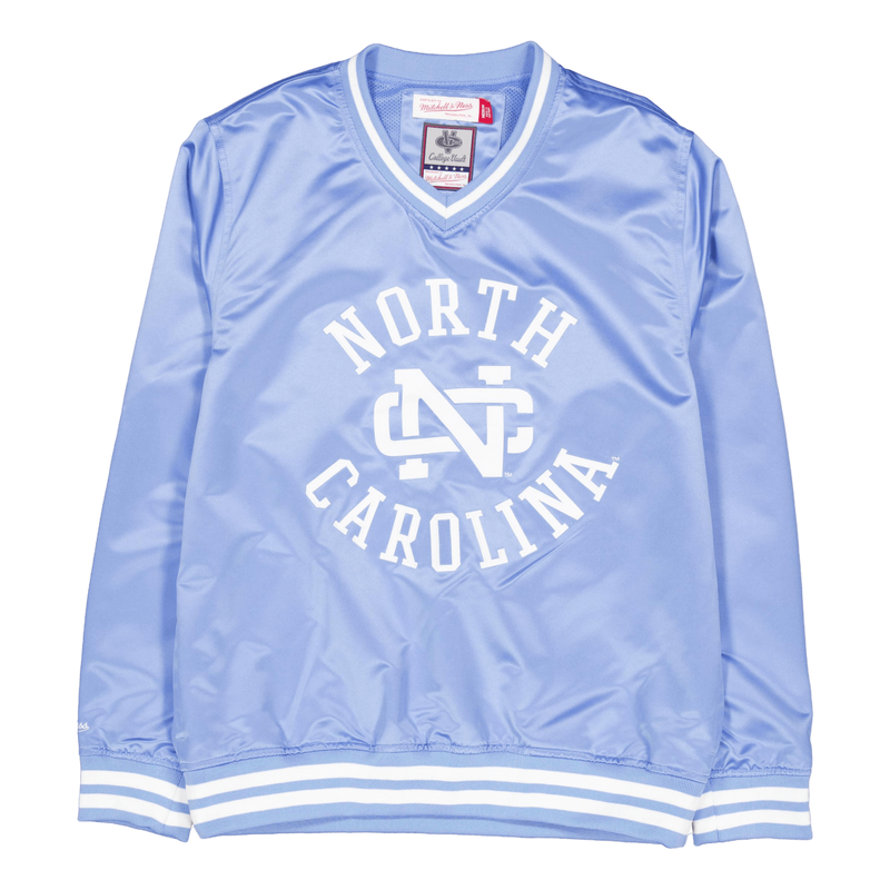 UNC Sideline Pullover Satin Jacket