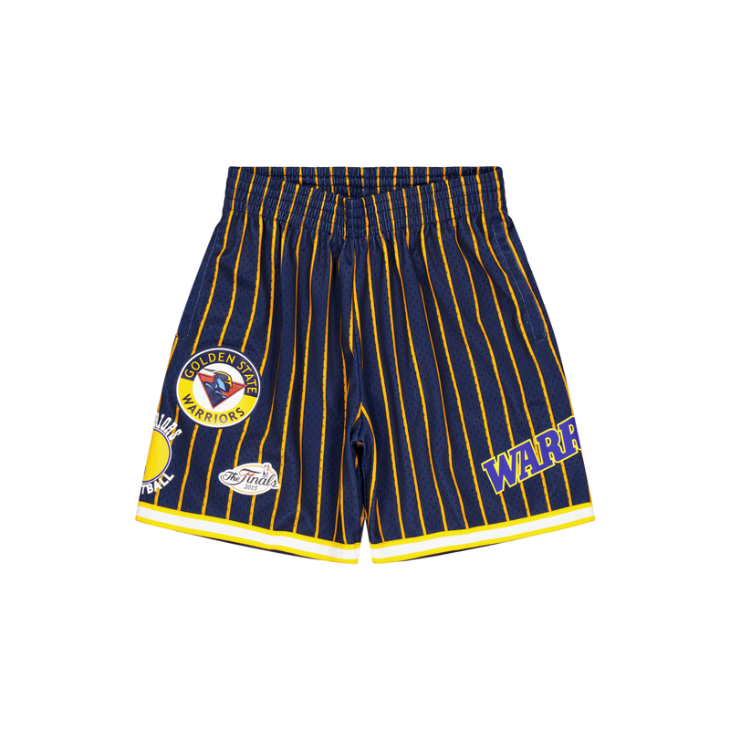 Warriors M&N City Collection Mesh Shorts