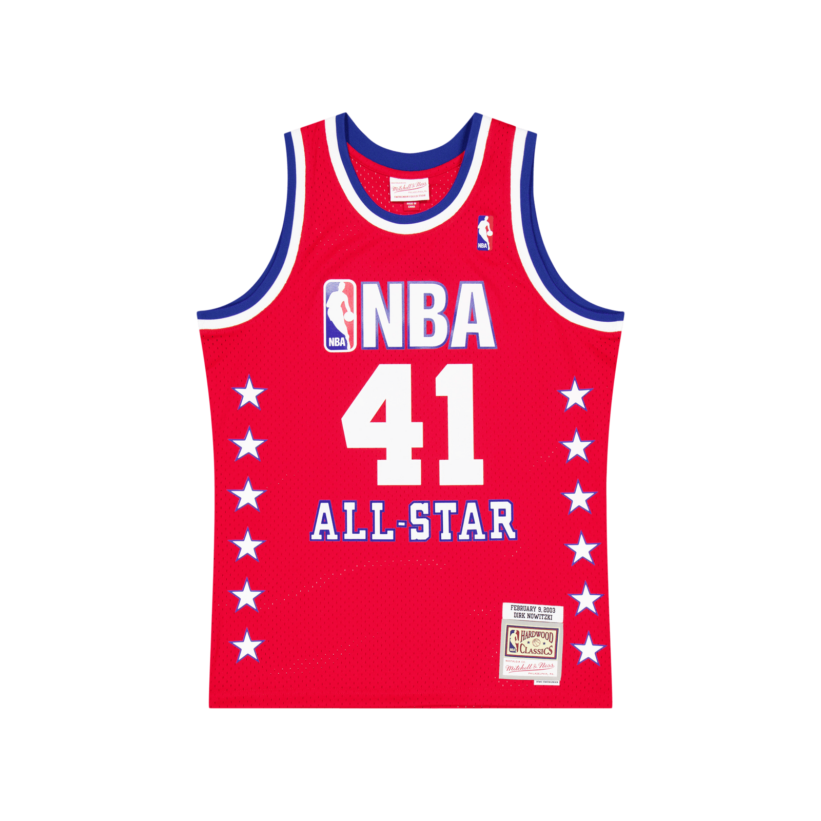 Mitchell Ness Swingman Jersey All Star 2003 Dirk Nowitzk Solestory