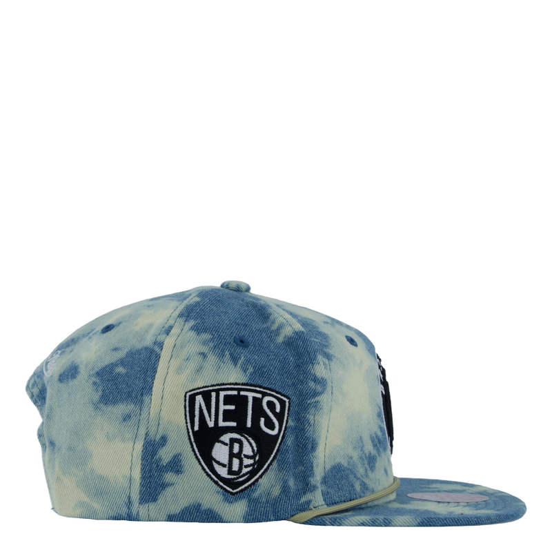 Nets Acid Wash Snapback