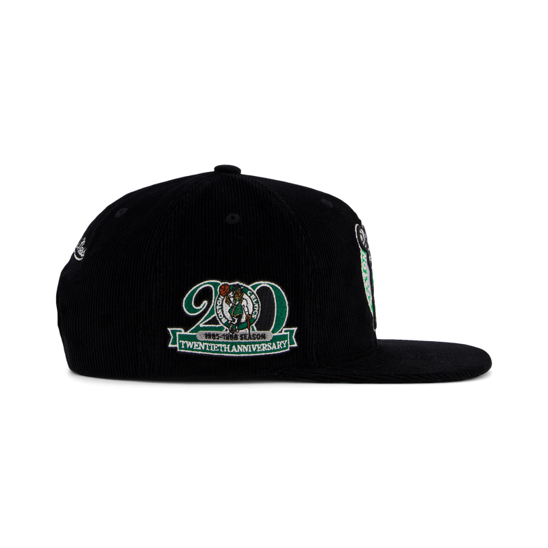 Celtics Black Cord Snapback HWC