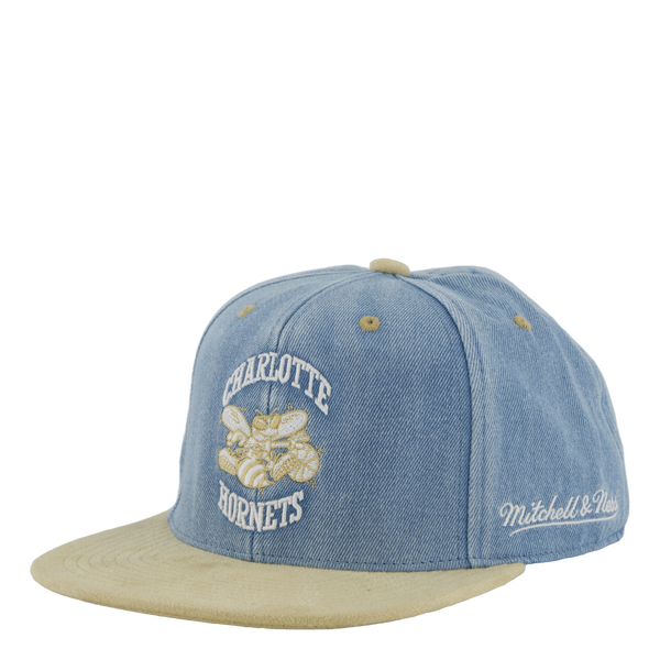 Hornets Blue Jean Baby Fitted HWC