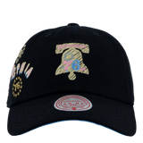 76ers Sidewalk Sketch Strapback HWC