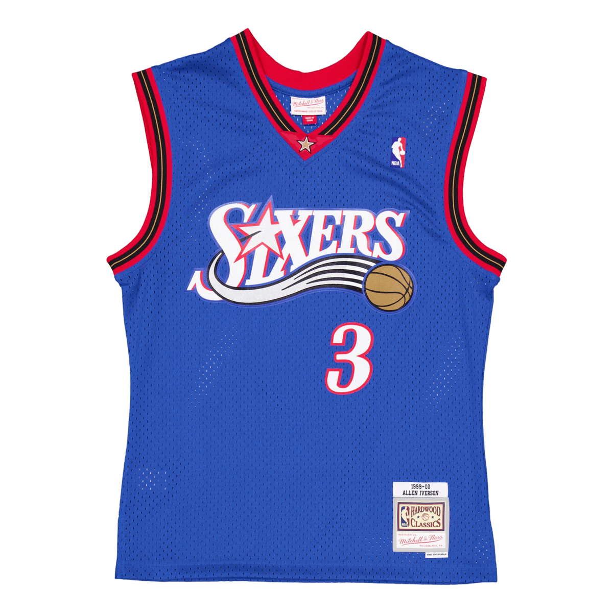【正規品】ALLEN IVERSON 2000-01 ユニフォームジャージ Allen Iverson Jersey - Black Philadelphia 76ers Swingman