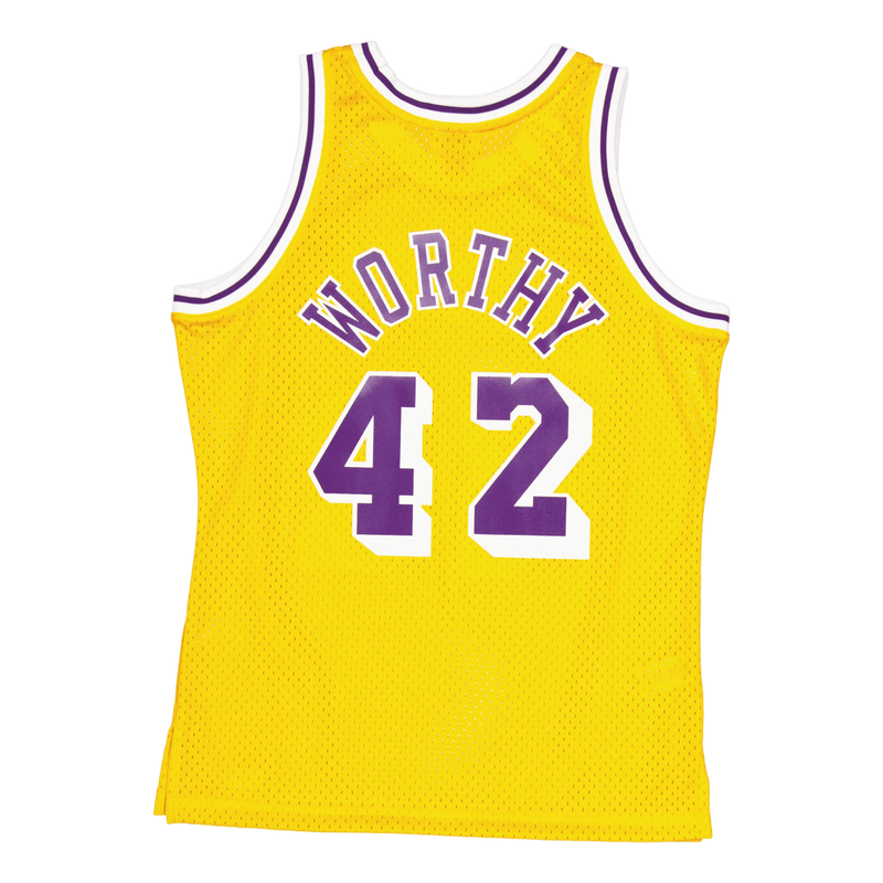 Lakers Swingman Jersey 84-85 Worthy