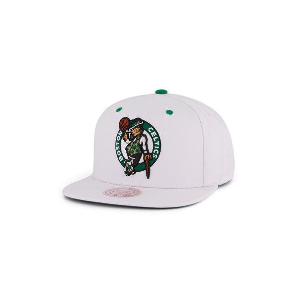 Celtics White Team Color Snapback