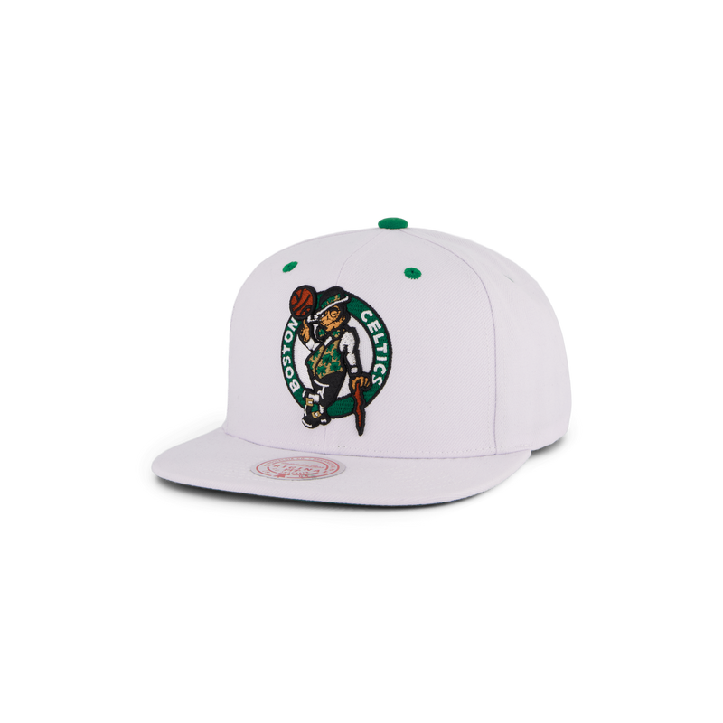 Celtics White Team Color Snapback