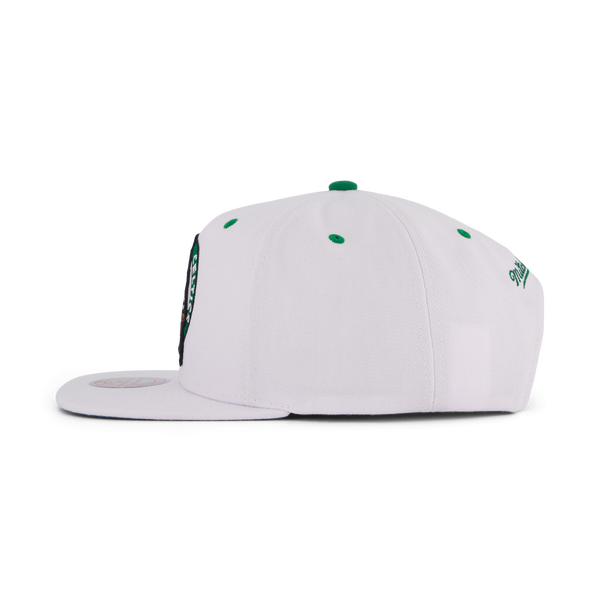 Celtics White Team Color Snapback