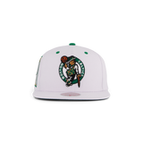 Celtics White Team Color Snapback