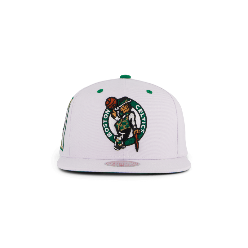 Celtics White Team Color Snapback
