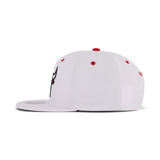 Bulls White Team Color Snapback