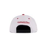 Bulls White Team Color Snapback