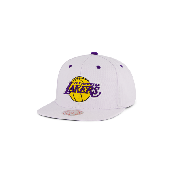 Lakers White Team Color Snapback