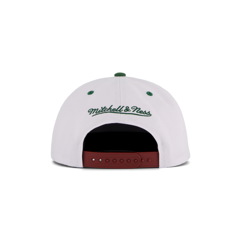 Bucks White Team Color Snapback HWC