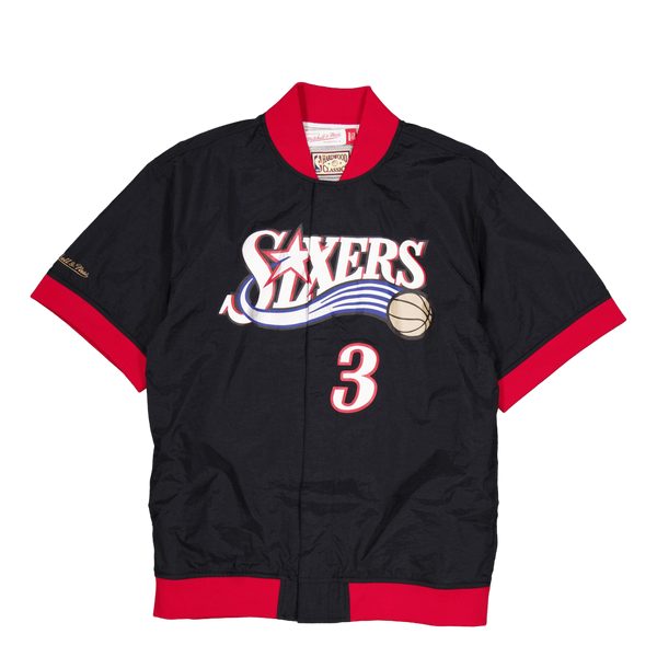 76ers Off Court SS Name & Number Warm Up Jacket Iverson