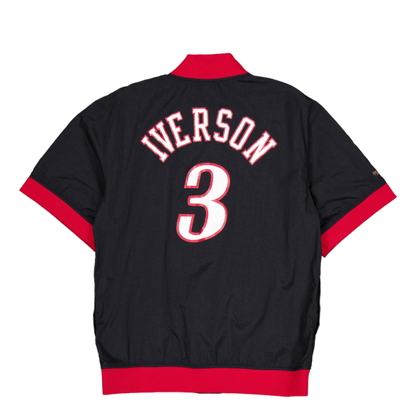 76ers Off Court SS Name & Number Warm Up Jacket Iverson