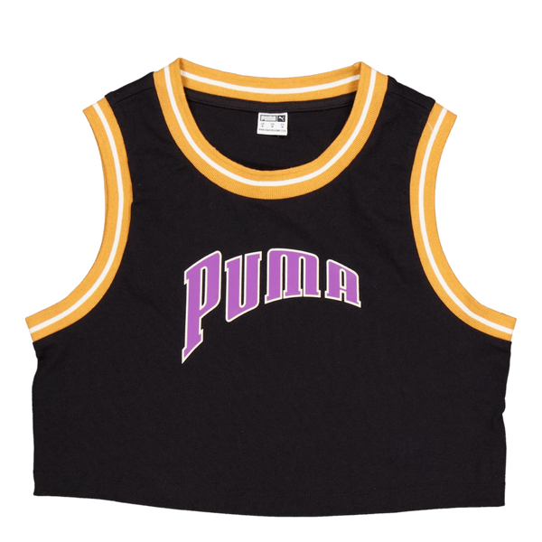 PUMA TEAM FOR THE FANBASE Graphic Cropped Tee