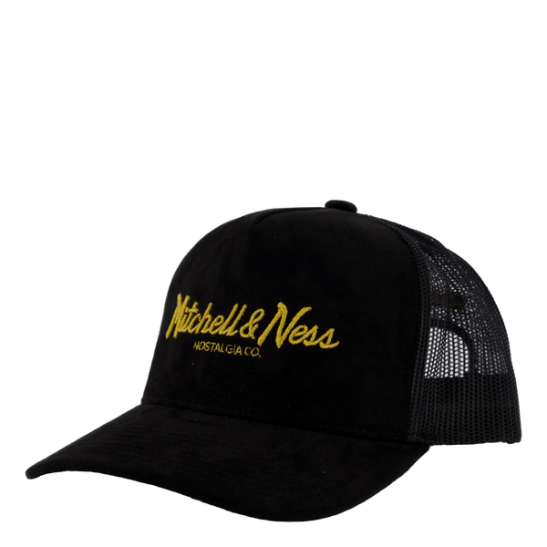 Suede Trucker Black/gold