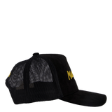 Suede Trucker Black/gold