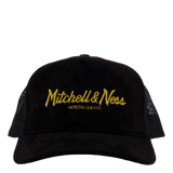 Suede Trucker Black/gold