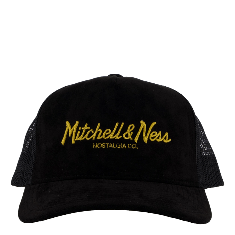 Suede Trucker Black/gold
