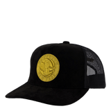 Suede Trucker Black/gold
