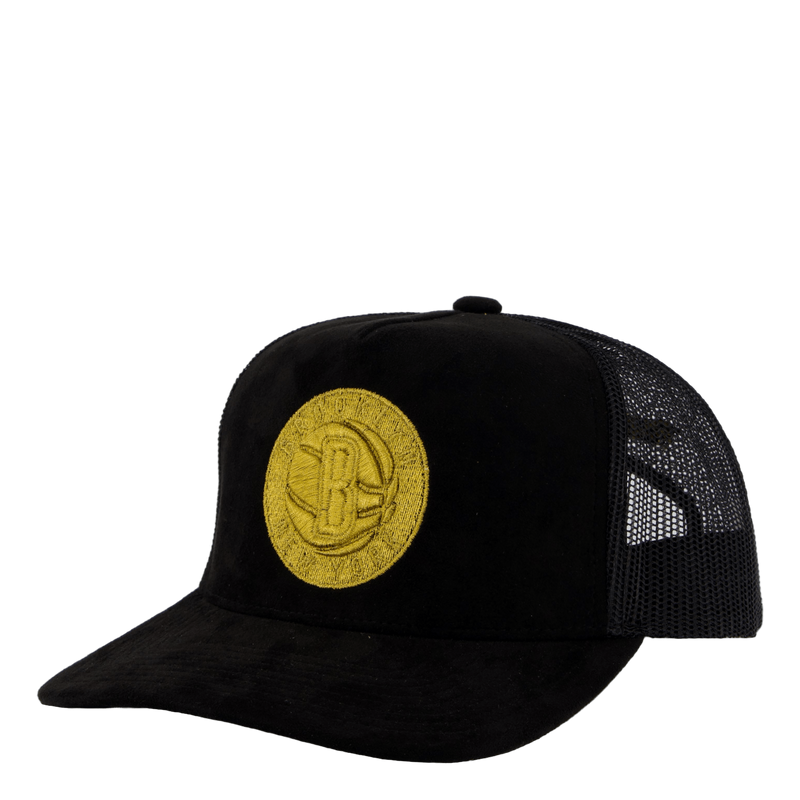 Suede Trucker Black/gold